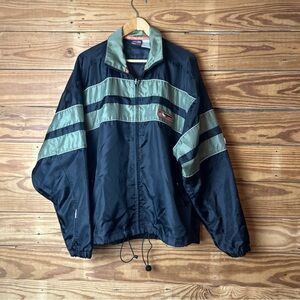 Lugz Black and Olive Windbreaker